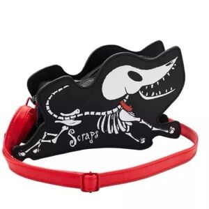 Tim Burtons Corpse Bride Scraps Dog Crossbody Bag